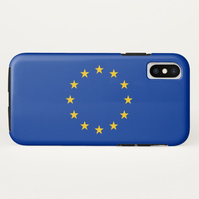 Coques Case-Mate iPhone Drapeau de l'Union européenne (UE) (Europe) (Dos (Horizontal))