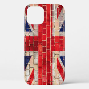 Case-Mate iPhone Case Drapeau de l'Union Jack britannique sur un mur de 