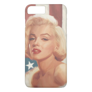 Coque iPhone 7 Plus Drapeau de Marilyn