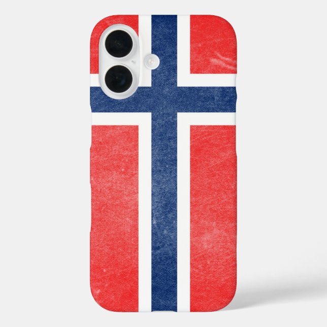 Coques Case-Mate iPhone Drapeau de Norvège (Verso)