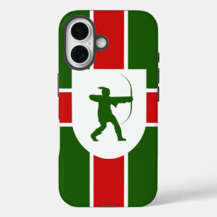 Coque Pour iPhone 16 Drapeau de Nottinghamshire