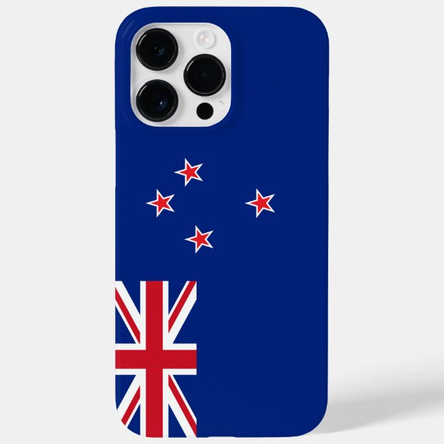 Coques Case-Mate iPhone Drapeau de Nouvelle-Zélande (Verso)