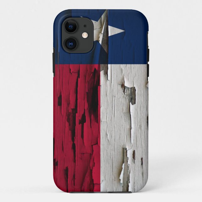 Coques Case-Mate iPhone Drapeau de peau de peinture du Texas (Dos)