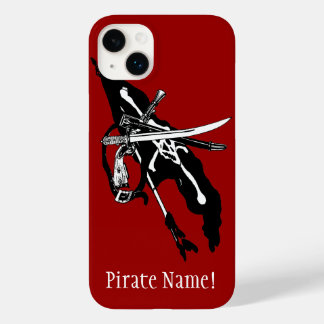 Coques Pour iPhone Drapeau de pirates vintage, crâne et os croisés Jo