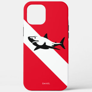 Case-Mate iPhone Case Drapeau de plongée avec requin Personnalisé
