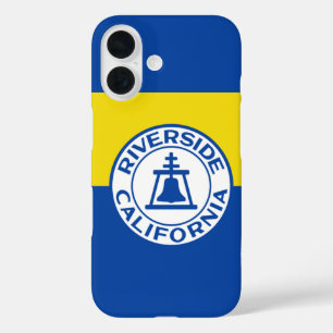 Coque Pour iPhone 16 Drapeau de Riverside, Californie