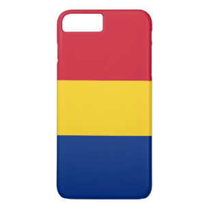 Coque iPhone 8 Plus/7 Plus Drapeau de Roumanie