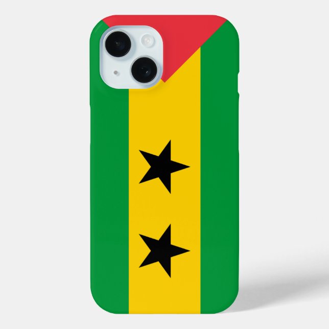 Coques Case-Mate iPhone Drapeau de São Tomé e Príncipe (Verso)