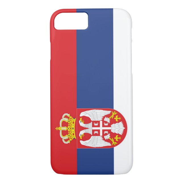 Coques Case-Mate iPhone Drapeau de Serbie (Dos)