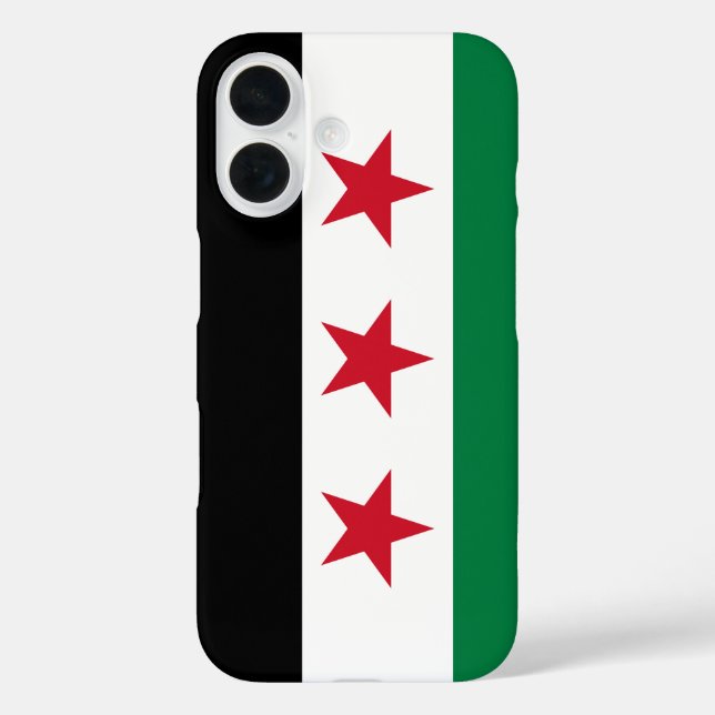 Coques Case-Mate iPhone Drapeau de Syrie (décembre 2024) (Verso)