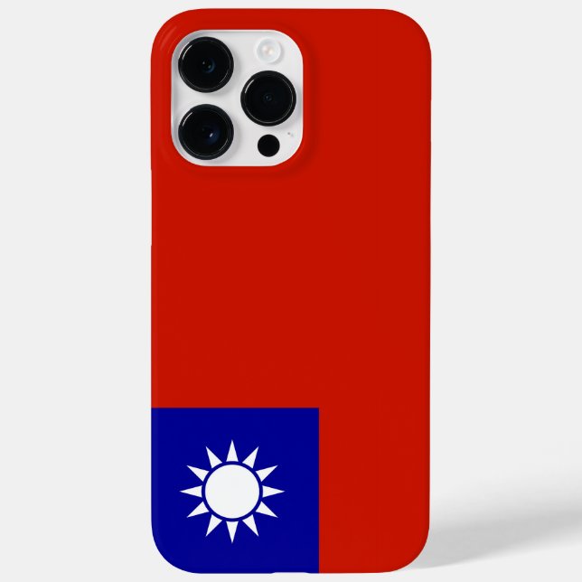 Coques Case-Mate iPhone Drapeau de Taïwan (Verso)