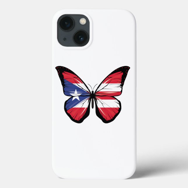 Coques Case-Mate iPhone Drapeau déchiré Porto Rico (Verso)