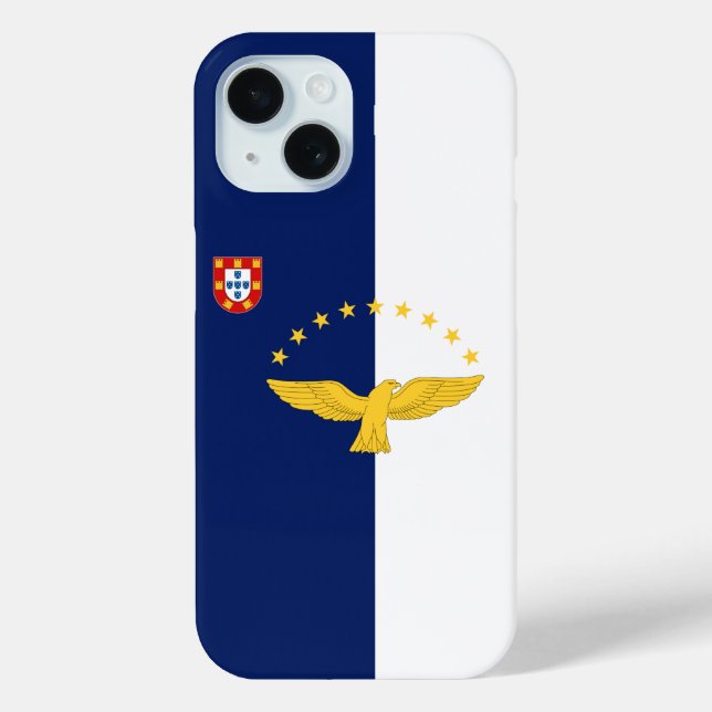Coques Case-Mate iPhone Drapeau des Açores, Portugal (Verso)