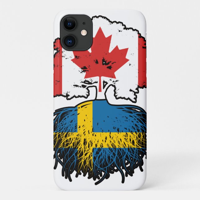Coques Case-Mate iPhone Drapeau des Eaux-de-vie de Swedish (Dos)