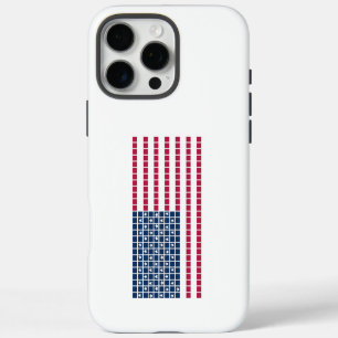 Coque iPhone 16 Pro Max Drapeau des États-Unis