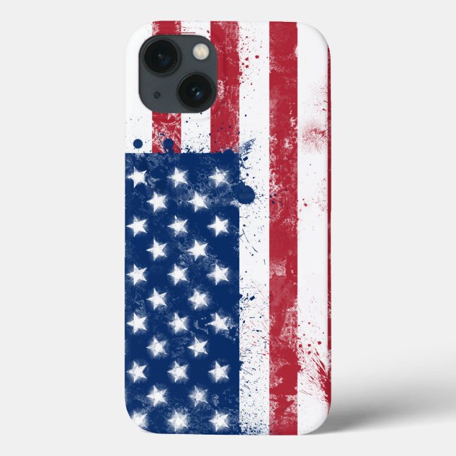 Coques Case-Mate iPhone Drapeau des États-Unis (Verso)