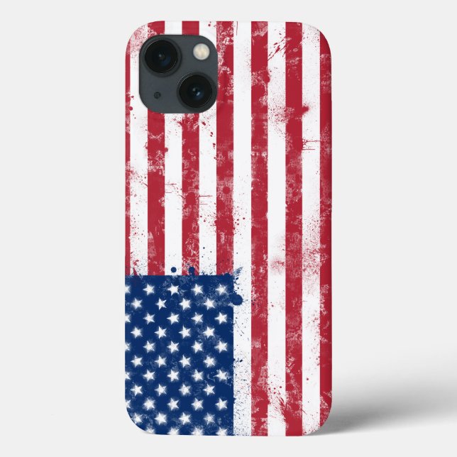Coques Case-Mate iPhone Drapeau des États-Unis (Verso)