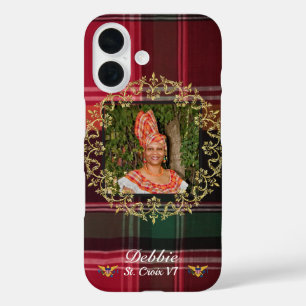 Coque Pour iPhone 16 Drapeau des îles Vierges américaines USVI Madras P