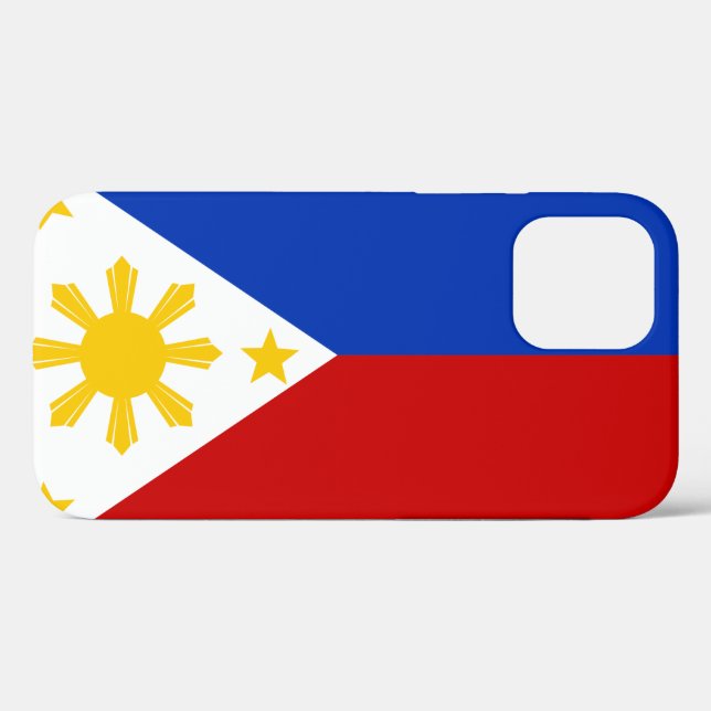 Coques Case-Mate iPhone Drapeau des Philippines (Verso (horizontal))