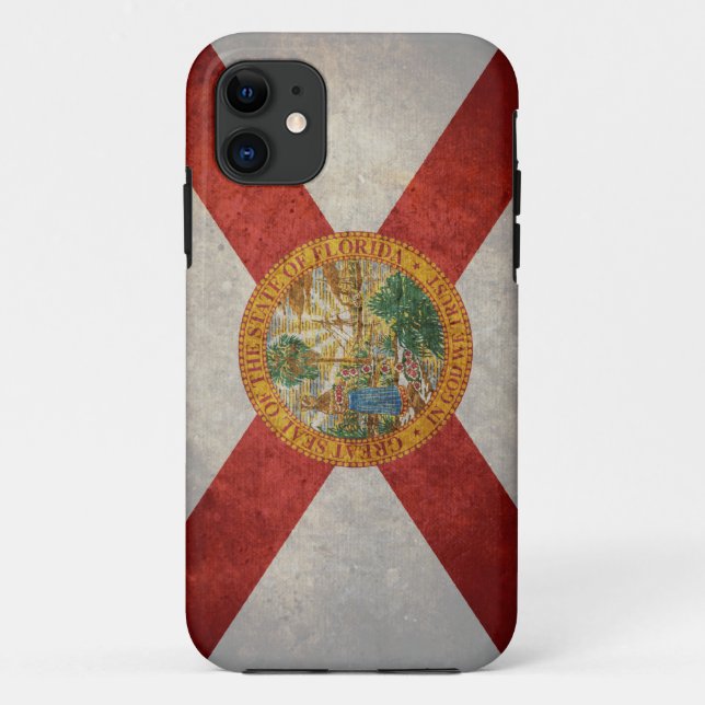 Coques Case-Mate iPhone Drapeau d'état de la Floride (Dos)