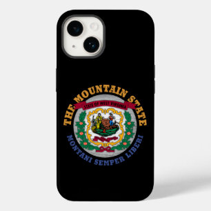 COQUE Case-Mate iPhone DRAPEAU D'ÉTAT DE LA MONTAGNE DE VIRGINIE OCCIDENT