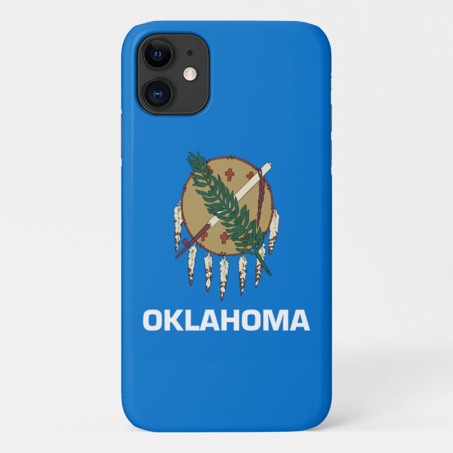 Coques Case-Mate iPhone Drapeau d'État de l'Oklahoma (Dos)