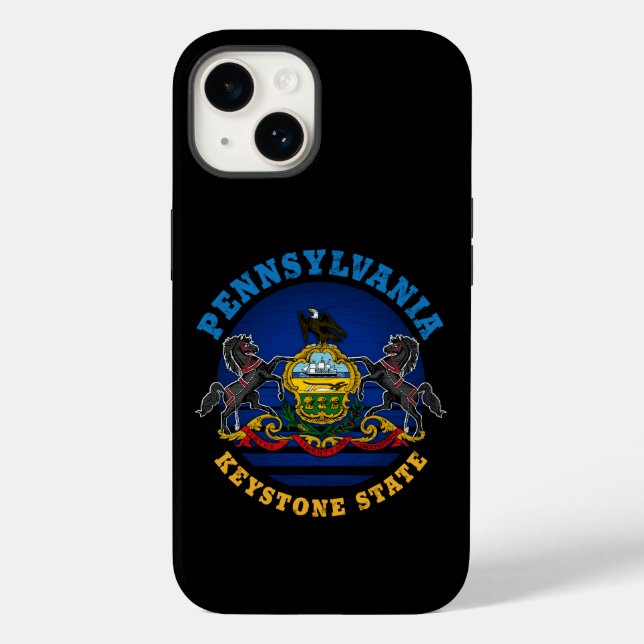 COQUES Case-Mate iPhone DRAPEAU D'ÉTAT DE PENNSYLVANIA KEYSTONE (Verso)
