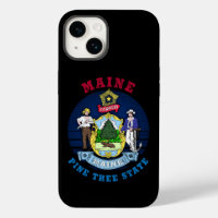 DRAPEAU D'ÉTAT DE PINE MAINE