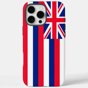 Coques iPhone 16 Pro Max Drapeau d'État d'Hawaii