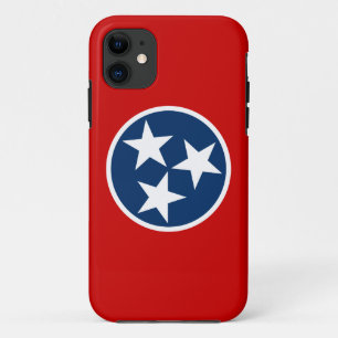 Case-Mate iPhone Case Drapeau d'état du Tennessee Bleu Blancs étoiles