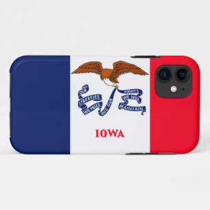 Coques Pour iPhone Drapeau d'État Iowa