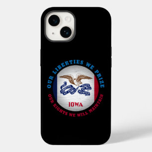 COQUE Case-Mate iPhone DRAPEAU D'ÉTAT IOWA HAWKEYE