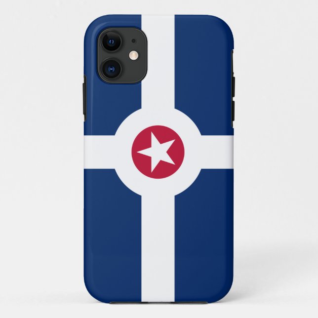 Coques Case-Mate iPhone Drapeau d'Indianapolis (Dos)