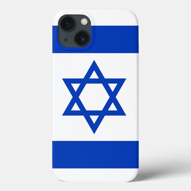 Coques Case-Mate iPhone Drapeau d'Israël (Verso)