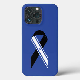Case-Mate iPhone Case Drapeau d'Israël noir monument bleu