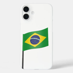 Coque Pour iPhone 16 Plus Drapeau du Brésil