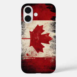 Coque Pour iPhone 16 Drapeau du Canada