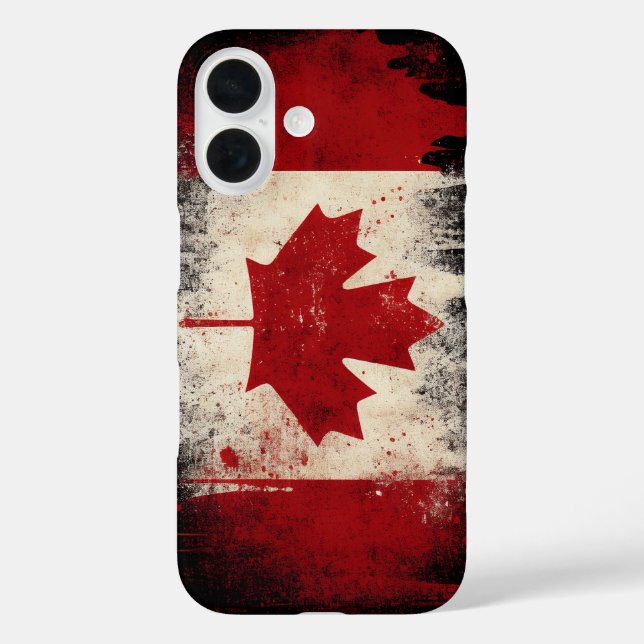 Coques Case-Mate iPhone Drapeau du Canada (Verso)