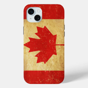 Coque Case-Mate iPhone Drapeau du Canada Conception Vintage