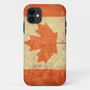 Coques Pour iPhone Drapeau du Canada - grunge