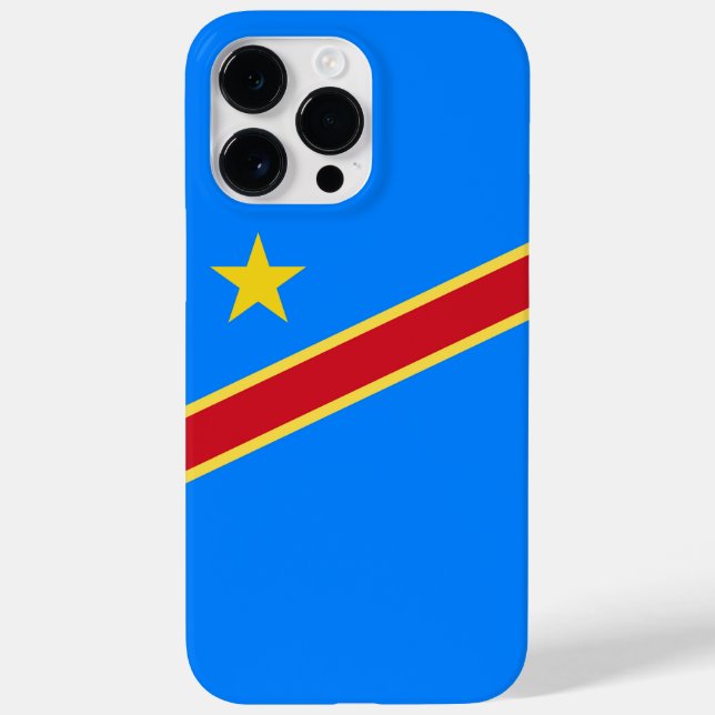Coques Case-Mate iPhone Drapeau du Congo (Verso)