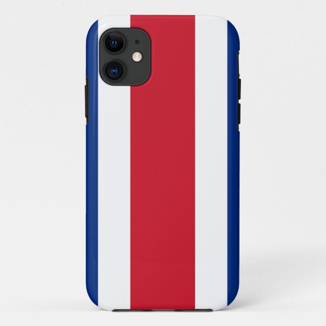 Coques Case-Mate iPhone Drapeau du Costa Rica (Dos)