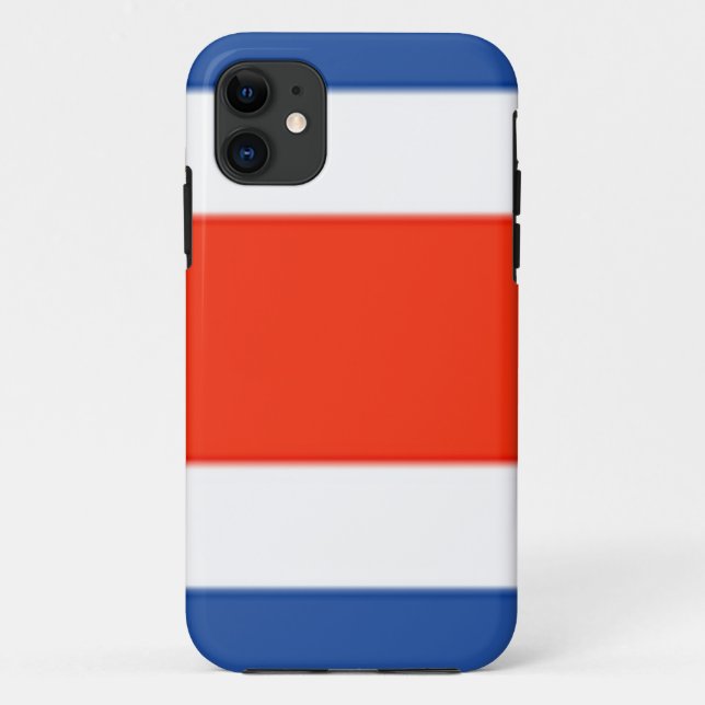 Coques Case-Mate iPhone Drapeau du Costa Rica (Dos)