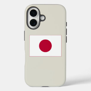 Coque Pour iPhone 16 Drapeau du Japon : Hinomaru, Nisshōki, Soleil leva