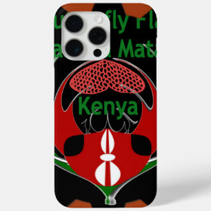 Coque iPhone 15 Pro Max Drapeau du Kenya - Hakuna Matata Patriotic