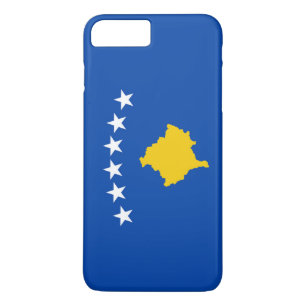 Coque iPhone 8 Plus/7 Plus Drapeau du Kosovo
