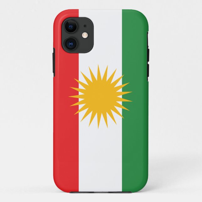 Coques Case-Mate iPhone Drapeau du Kurdistan (Dos)