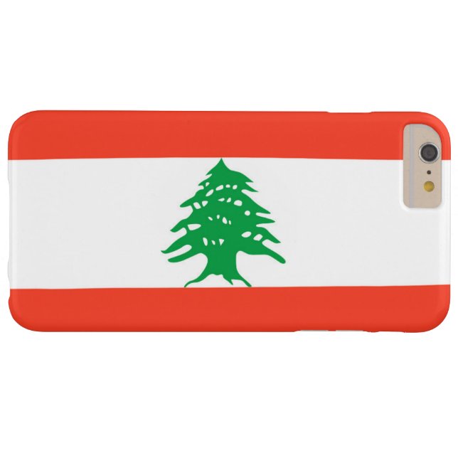 Coques Case-Mate iPhone Drapeau du Liban (Dos (Horizontal))
