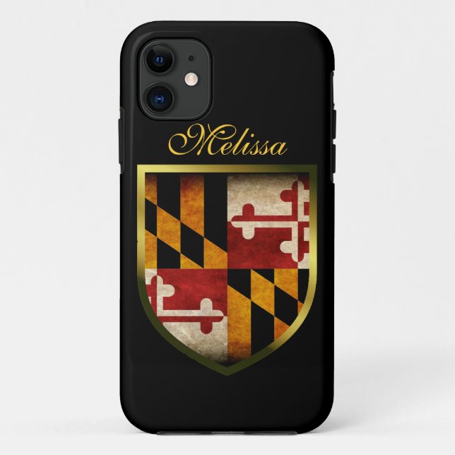 Coques Case-Mate iPhone Drapeau du Maryland (Dos)