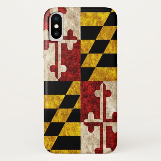 Coques Case-Mate iPhone Drapeau du Maryland (Dos)